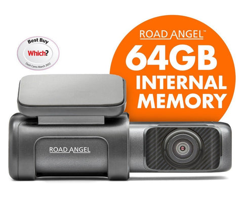 Road Angel Halo Ultra 4K Dash Cam - Which Best Buy! with Parking Mode & Internal 64GB SSD Memory - Green Flag Shop