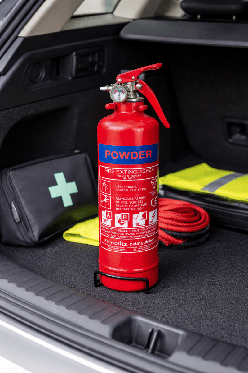 1kg Car Fire Extinguisher - Green Flag Shop