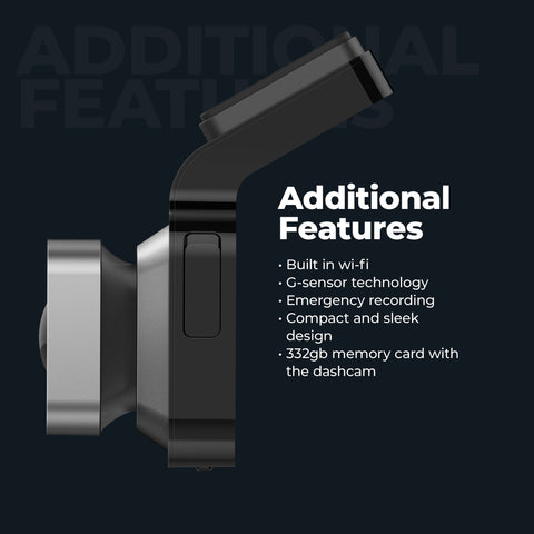 Dash Cam and Winter Ice Kit Bundle