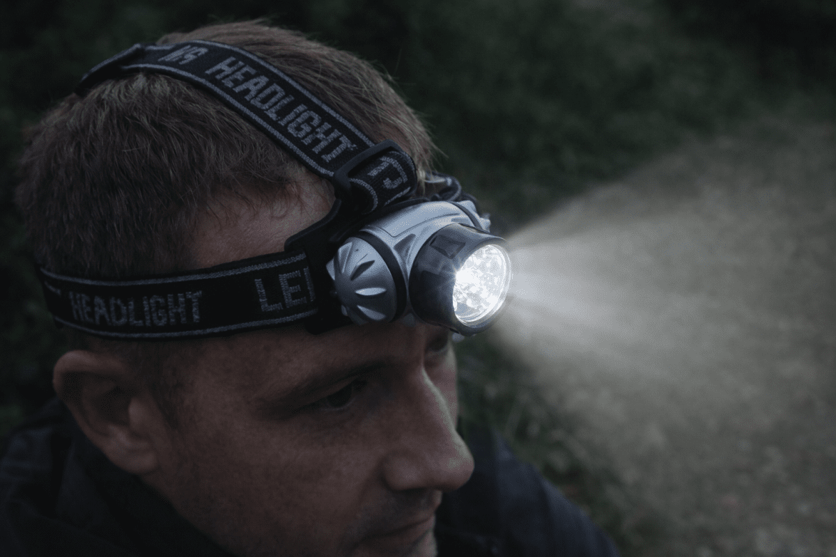 7LED Bright Headtorch - High - Intensity LED headlamp for outdoor adventures - Green Flag Shop