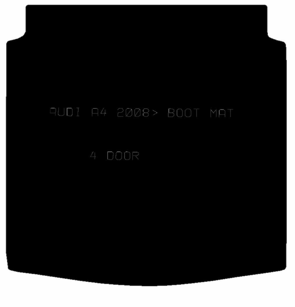 AUDI A4 2008 - 2015 Boot Mat - Tailored Car Boot Mat - Green Flag Shop