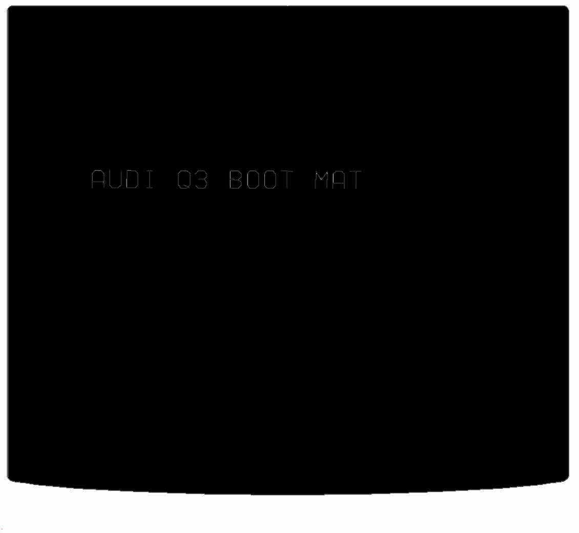 AUDI Q3 2011 - 2018 Boot Mat - Tailored Car Boot Mat - Green Flag Shop