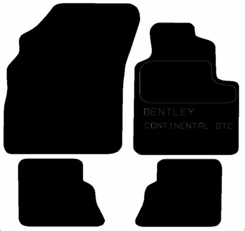 BENTLEY Continental Gtc - Tailored Car Carpet Car Mats - Green Flag Shop