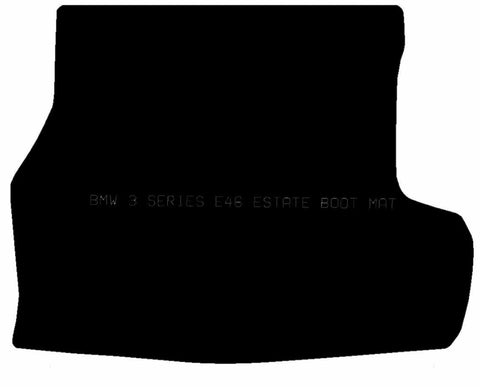 BMW E46 (3 Series) Estate Boot Mat 1998 - 2006 - Tailored Car Boot Mat - Green Flag Shop