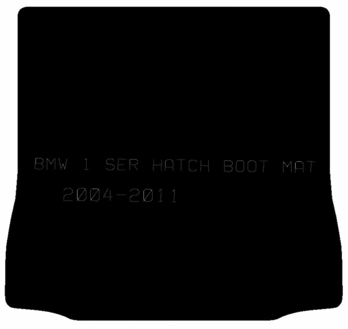 BMW E87 (1 Series) Hatch 2004 - 2011 Boot Mat - Tailored Car Boot Mat - Green Flag Shop