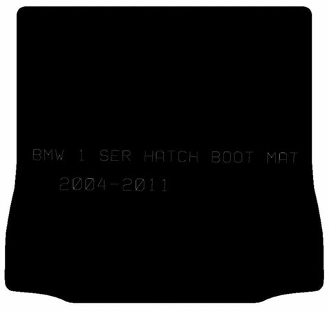 BMW E87 (1 Series) Hatch 2004 - 2011 Boot Mat - Tailored Car Boot Mat - Green Flag Shop