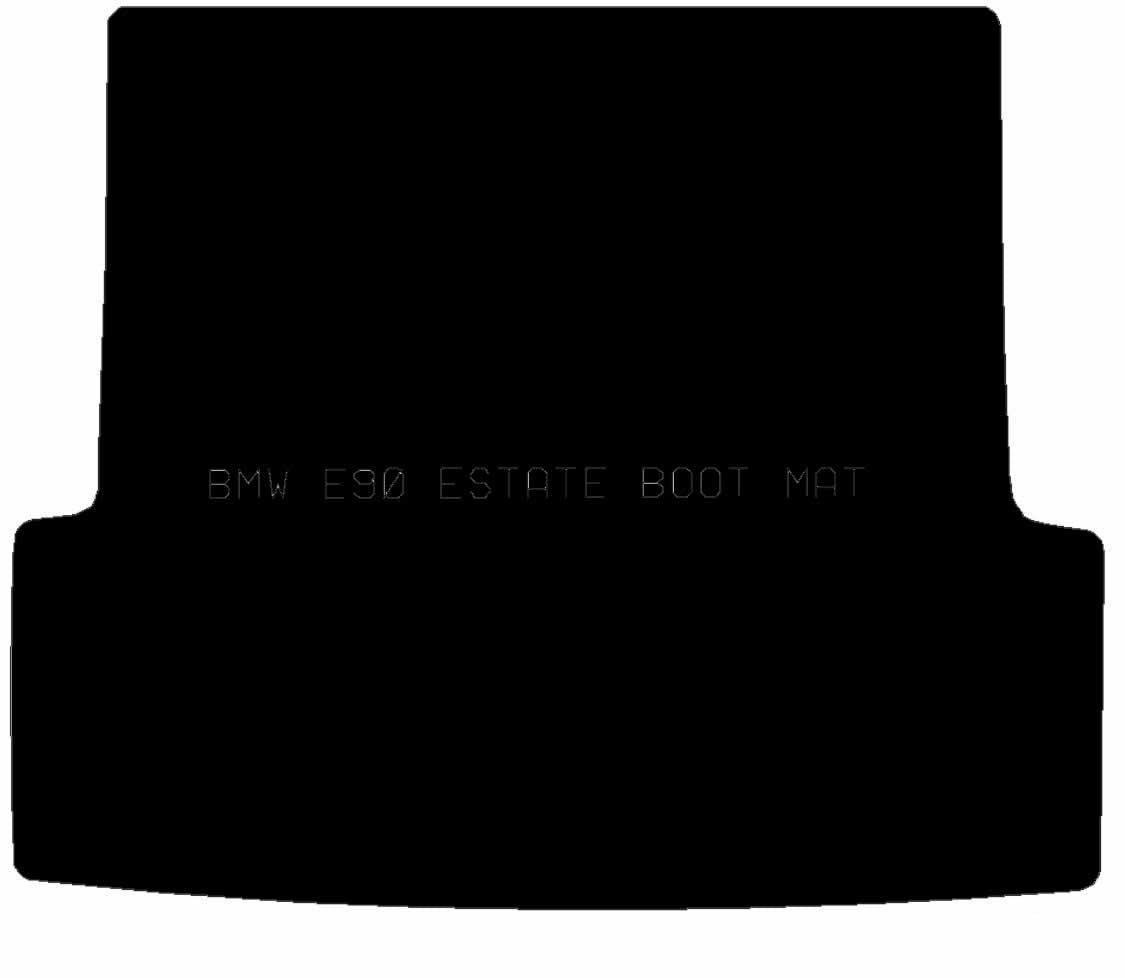 BMW E91 (3 Series) Estate Boot Mat 2005 - 2012 - Tailored Car Boot Mat - Green Flag Shop