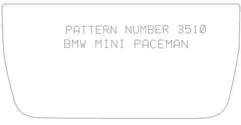 BMW MINI Mini Paceman 2013> (R61)Boot Mat - Tailored Car Boot Mat - Green Flag Shop