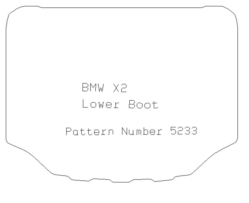 BMW X2 2018 Lower Boot Mat - Tailored Car Boot Mat - Green Flag Shop