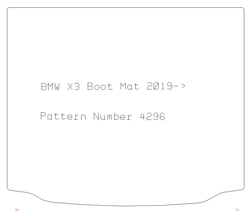 BMW X3 Boot Mat 2019 - Tailored Car Boot Mat - Green Flag Shop