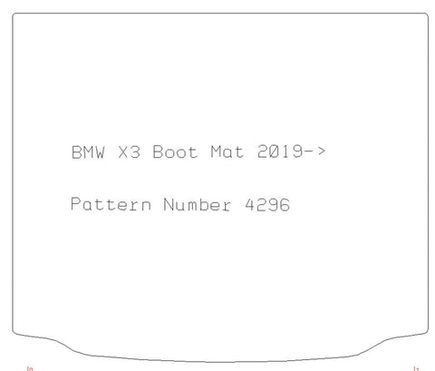 BMW X3 Boot Mat 2019 - Tailored Car Boot Mat - Green Flag Shop