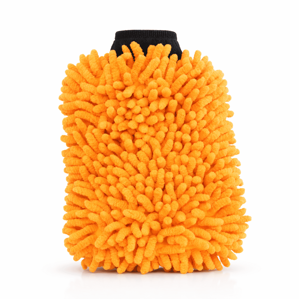 Chenille Microfibre Car Wash Mitt – Scratch Free Vehicle Washing Glove - Green Flag Shop