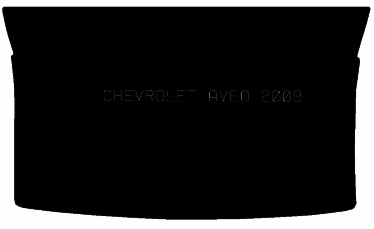 CHEVROLET Aveo 2008 On Boot Mat - Tailored Car Boot Mat - Green Flag Shop