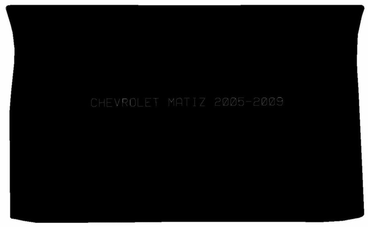 CHEVROLET Matiz Boot Mat 2005 - 2009 - Tailored Car Boot Mat - Green Flag Shop