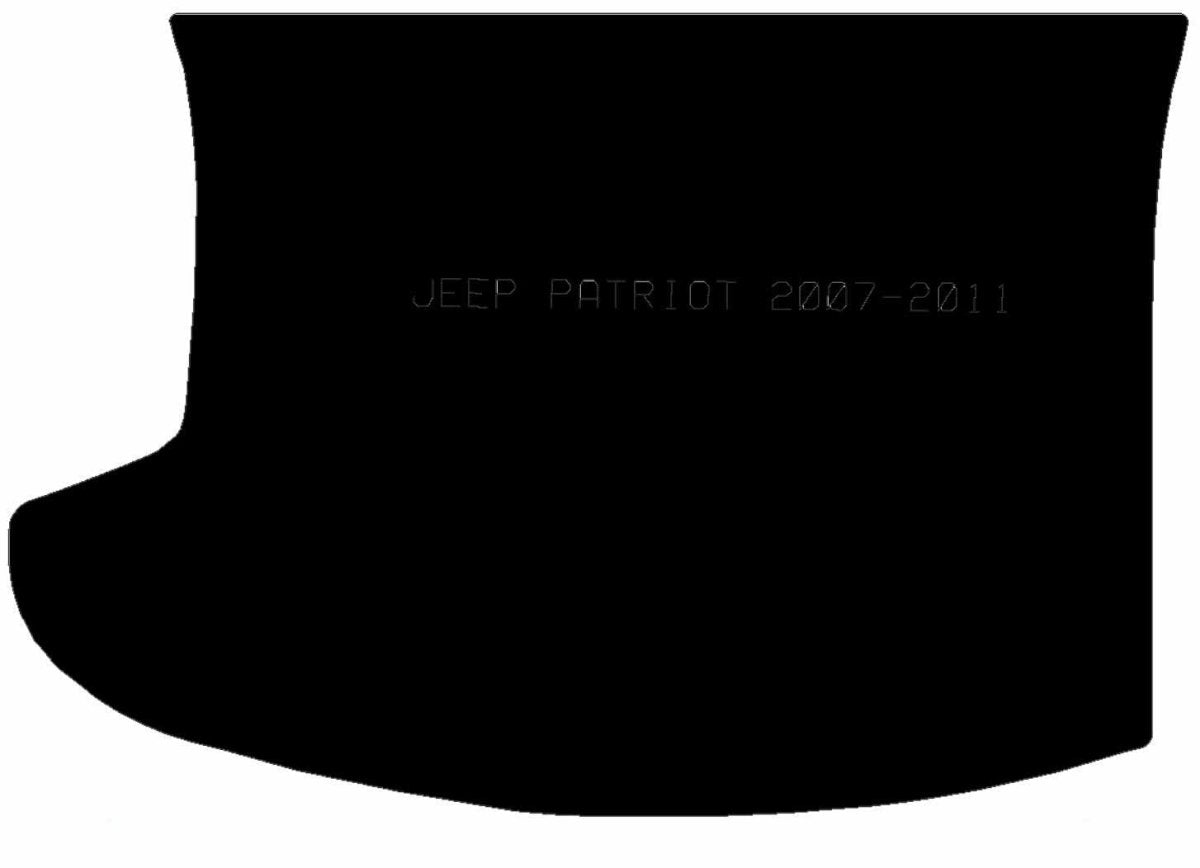 CHRYSLER Jeep Patriot 2007 - 2011 Boot Mat - Tailored Car Boot Mat - Green Flag Shop