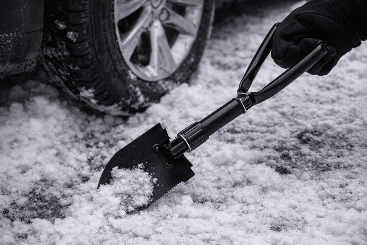 Compact Foldable Mini Shovel - Green Flag Shop