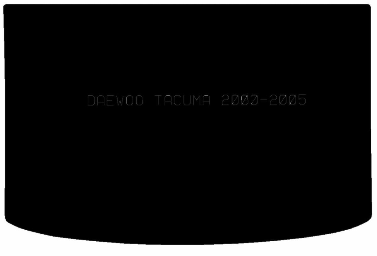 DAEWOO Tacuma 2000 - 2005 Boot Mat - Tailored Car Boot Mat - Green Flag Shop