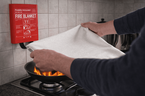 Fire Blanket 1.2x1.2m - Green Flag Shop