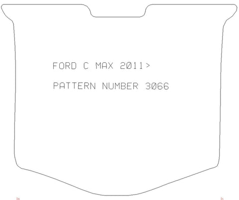 FORD C - Max 2011> Boot Mat - Tailored Car Boot Mat - Green Flag Shop