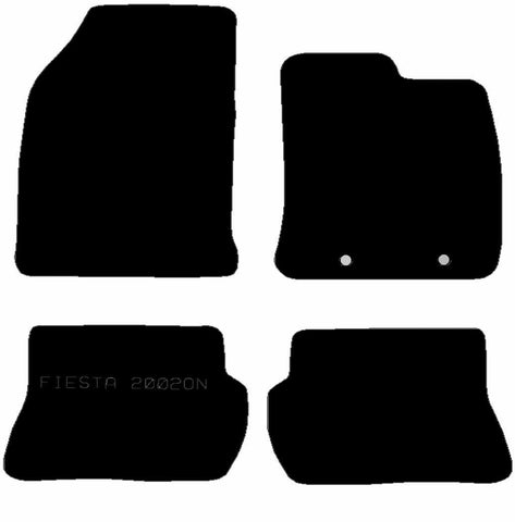 FORD Fiesta 2002 - 2008 Mk6 With Oem Hole Locations - Tailored Car Carpet Car Mats - Green Flag Shop