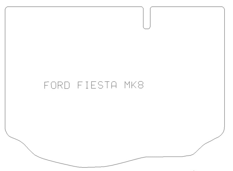 FORD Fiesta Mk8 2017> Boot Mat - Tailored Car Boot Mat - Green Flag Shop