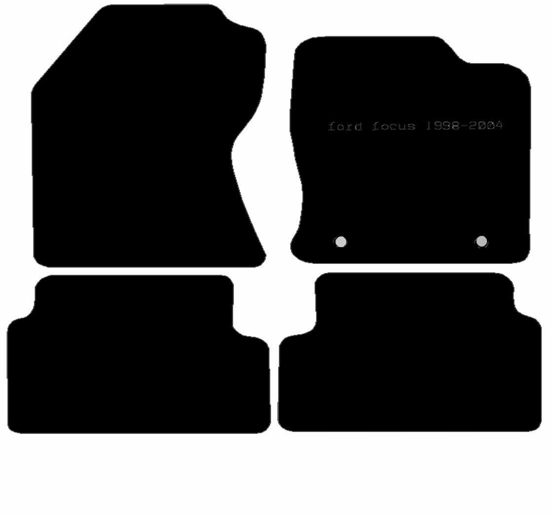 FORD Focus 1998 - 2004 With Oem Hole Locations - Tailored Car Carpet Car Mats - Green Flag Shop