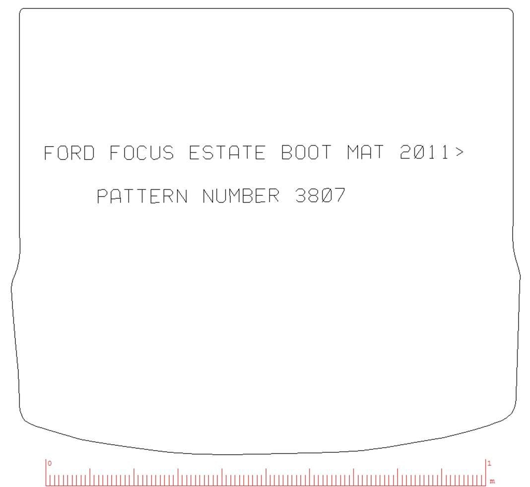 FORD Focus Estate March 2011 > Boot Mat - Tailored Car Boot Mat - Green Flag Shop