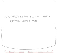 FORD Focus Estate March 2011 > Boot Mat - Tailored Car Boot Mat - Green Flag Shop