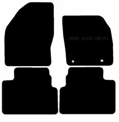 FORD Kuga 2012>2013 With New Clip - Tailored Car Carpet Car Mats - Green Flag Shop