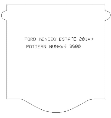 FORD Mondeo 2014 > Estate Boot Mat - Tailored Car Boot Mat - Green Flag Shop