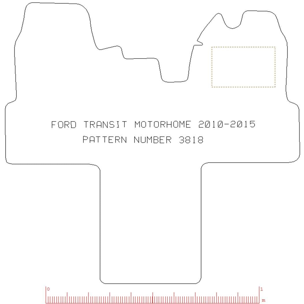 FORD Transit Motorhome 2010 - 2015 - Tailored Car Carpet Car Mats - Green Flag Shop