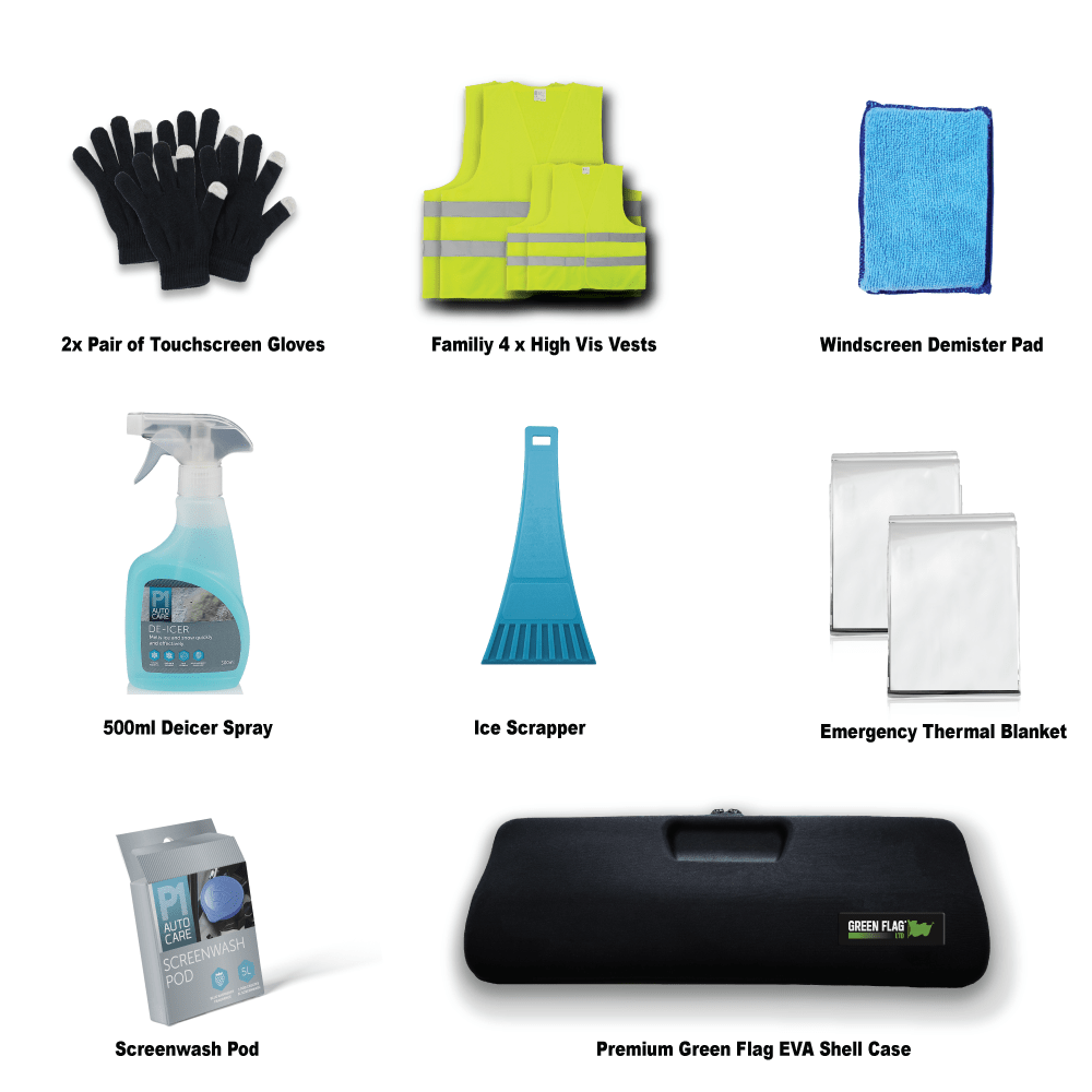 Green Flag Family Winter Kit - Winter breakdown Kit - Green Flag Shop