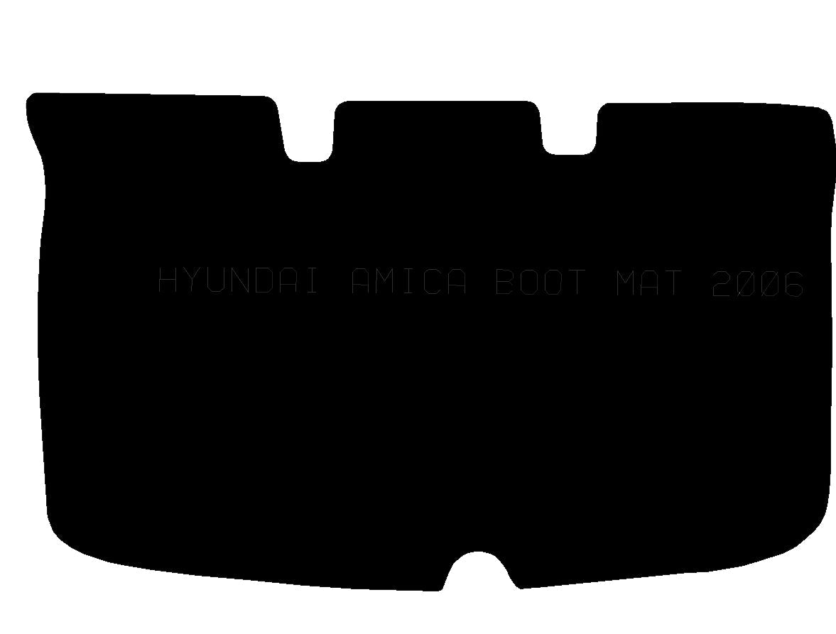 HYUNDAI Amica 2006> Boot Mat - Tailored Car Boot Mat - Green Flag Shop