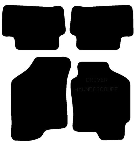 HYUNDAI Coupe 2002 On - Tailored Car Carpet Car Mats - Green Flag Shop