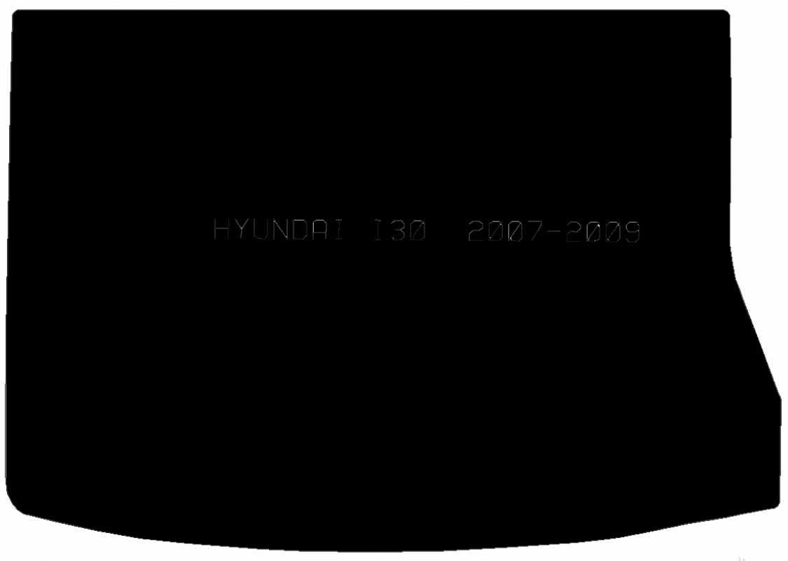 HYUNDAI Hyunda I30 Sept 2007> 2009 Boot Mat - Tailored Car Boot Mat - Green Flag Shop