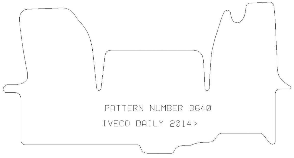 IVECO Daily 2014> - Tailored Car Carpet Car Mats - Green Flag Shop