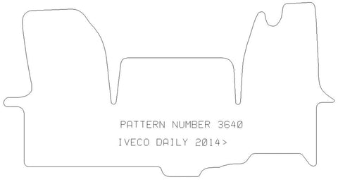 IVECO Daily 2014> - Tailored Car Carpet Car Mats - Green Flag Shop