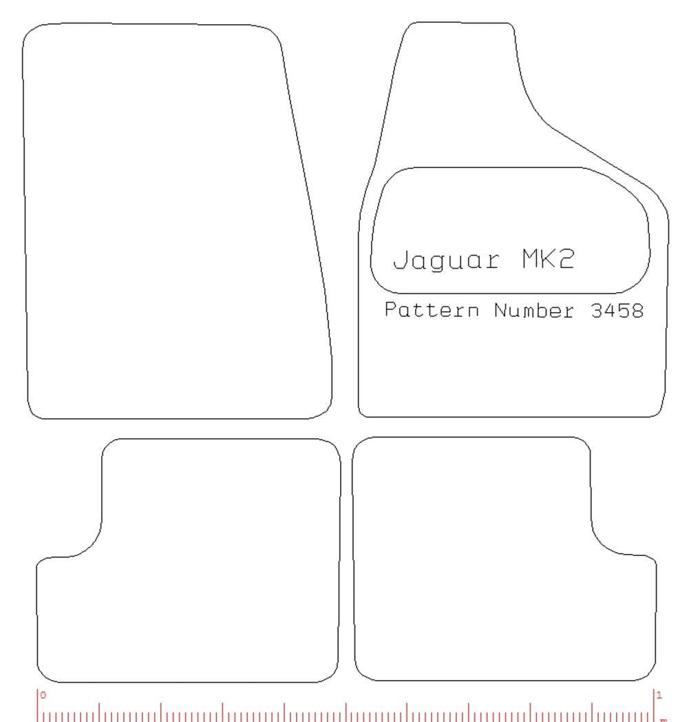 JAGUAR Mk2 - Tailored Car Carpet Car Mats - Green Flag Shop