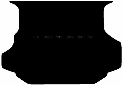 KIA Carens 2000 - 2006 Boot Mat - Tailored Car Boot Mat - Green Flag Shop