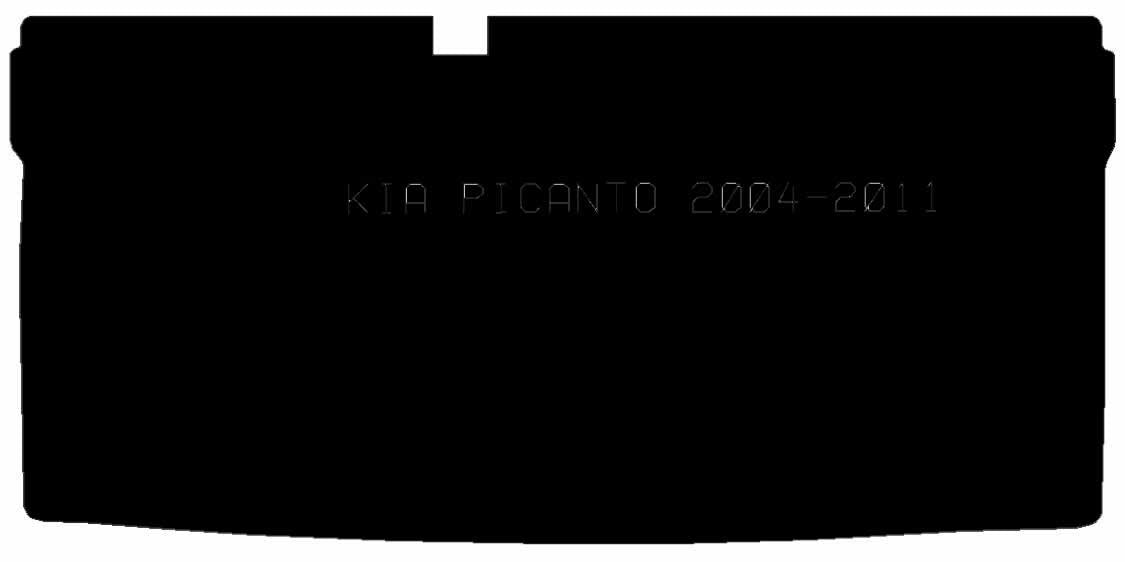 KIA Picanto 2004 - 2011 Boot Mat - Tailored Car Boot Mat - Green Flag Shop