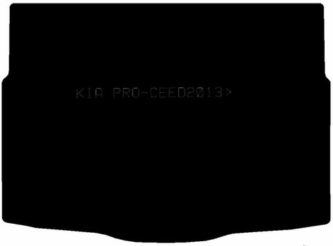 KIA Pro - Ceed 2013 - 2019 Boot Mat - Tailored Car Boot Mat - Green Flag Shop