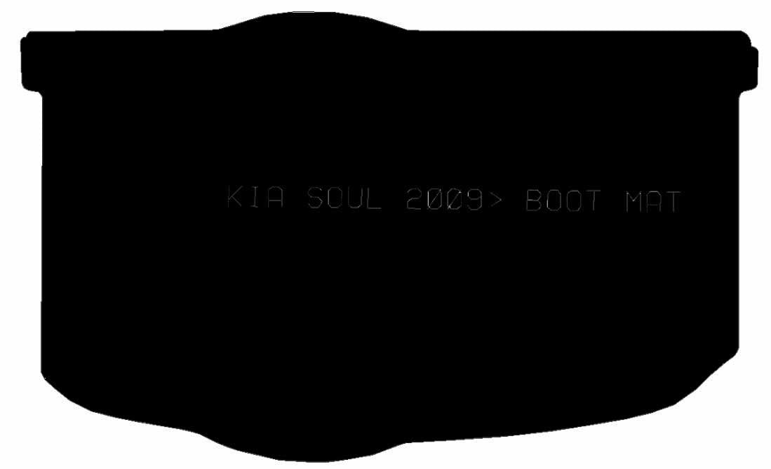 KIA Soul 2009 - 2014 Boot Mat - Tailored Car Boot Mat - Green Flag Shop