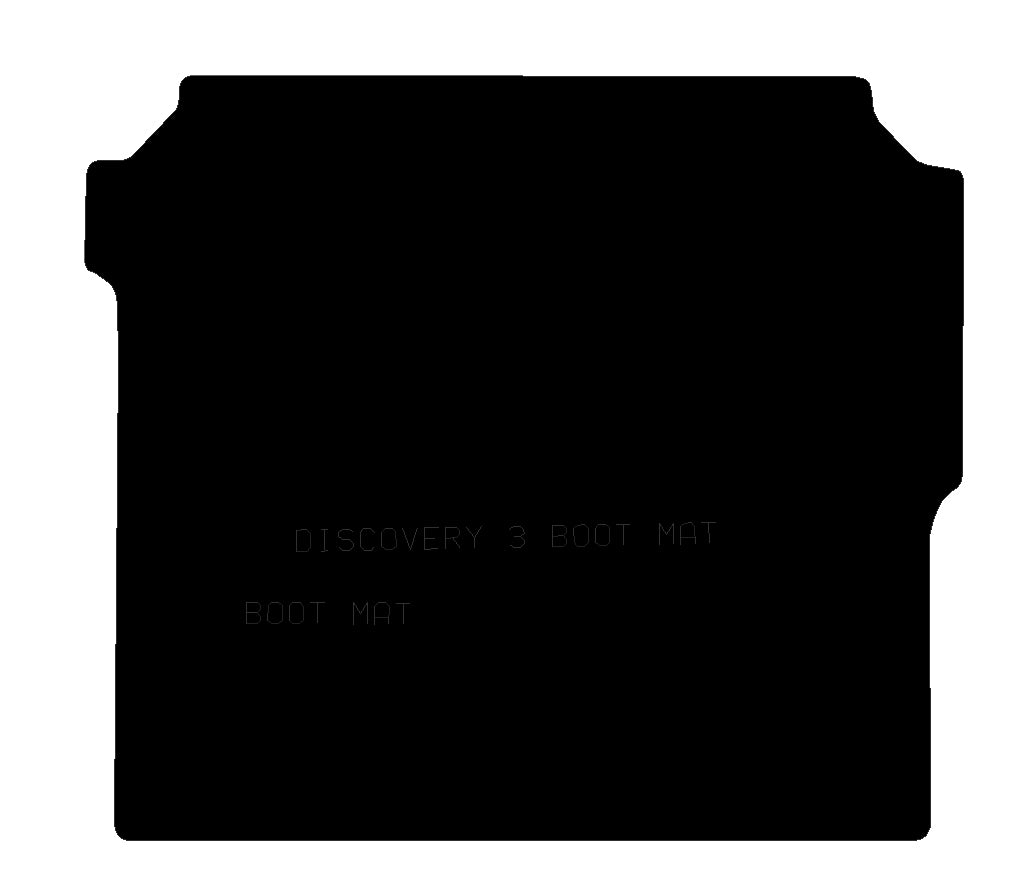 LANDROVER Discovery 3 Boot Mat - Tailored Car Boot Mat - Green Flag Shop