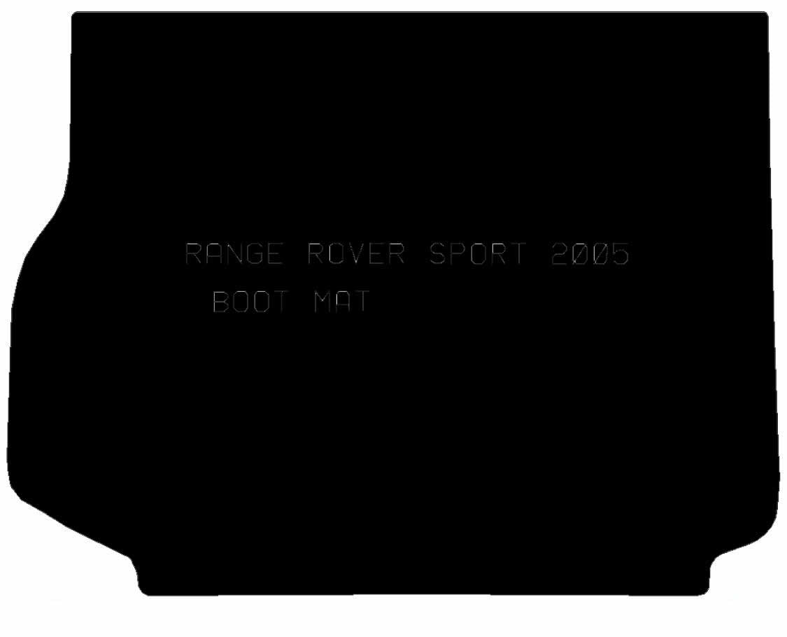 LANDROVER Range Rover Sport 2005> Boot Mat - Tailored Car Boot Mat - Green Flag Shop