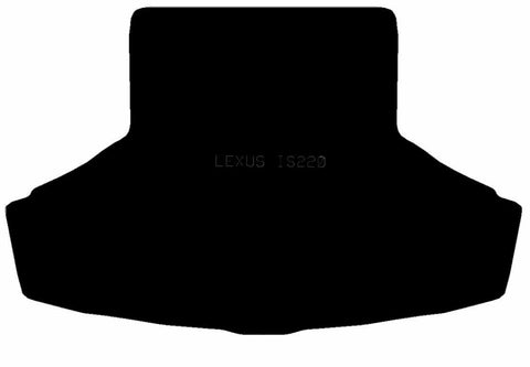 LEXUS Is250 - Is220 2005 - 2013 On Boot Mat - Tailored Car Boot Mat - Green Flag Shop