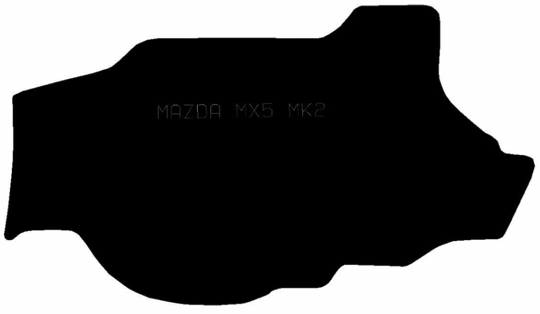 MAZDA Mx5 1998 - 2005 (Mk2) Boot Mat - Tailored Car Boot Mat - Green Flag Shop