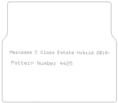 Mercedes C Class 2014> Hybrid Estate - Tailored Car Boot Floor Mats - Green Flag Shop