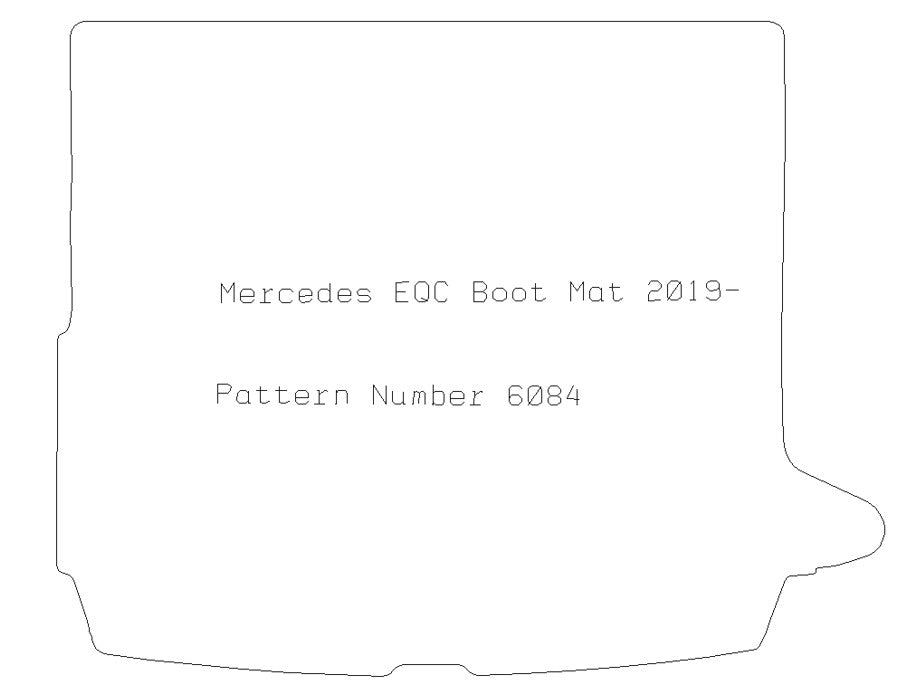 Mercedes Eqc 2019 - Tailored Car Boot Floor Mats - Green Flag Shop