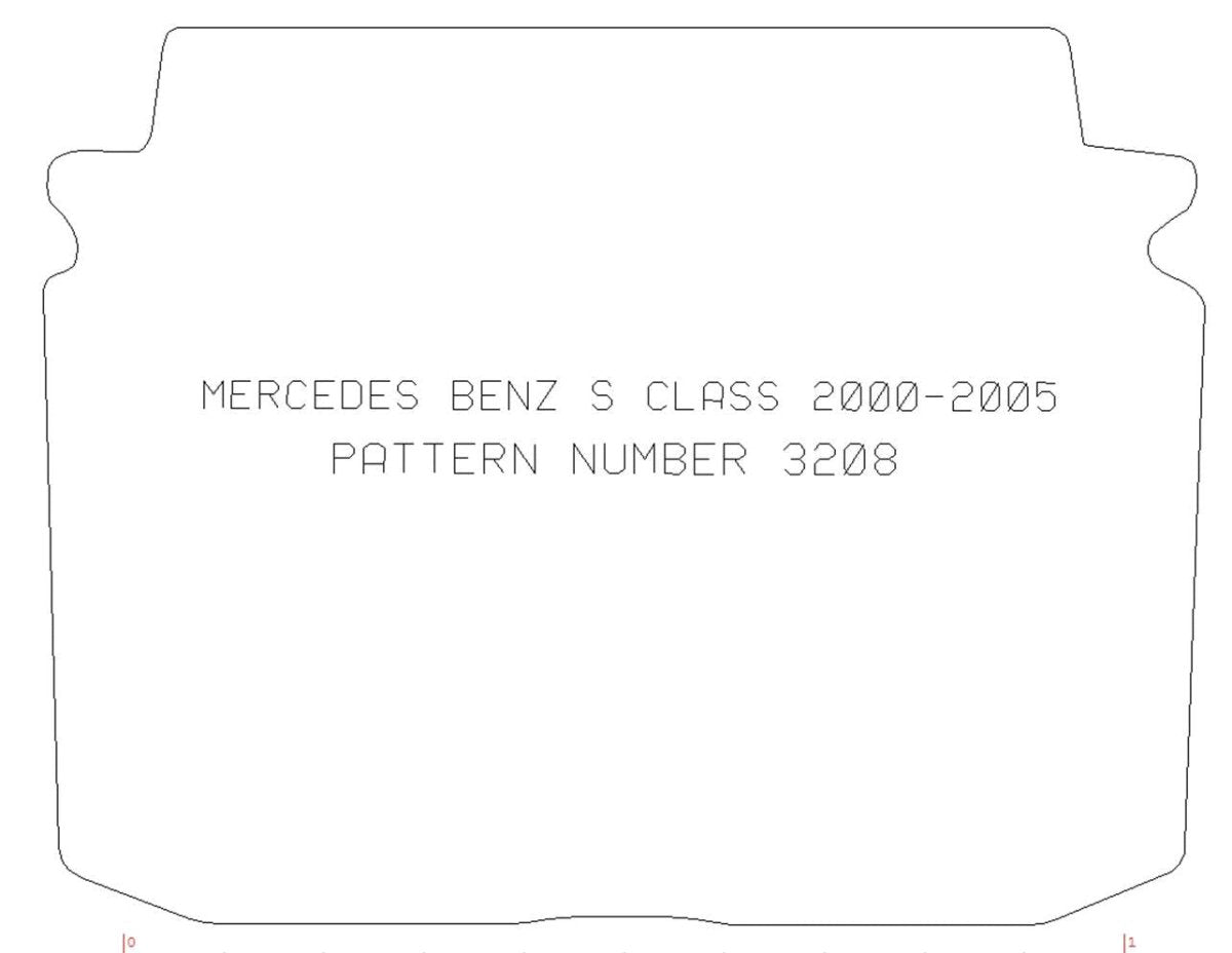 Mercedes S Class 2000 - 2006 - Tailored Car Boot Floor Mats - Green Flag Shop