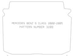 Mercedes S Class 2000 - 2006 - Tailored Car Boot Floor Mats - Green Flag Shop